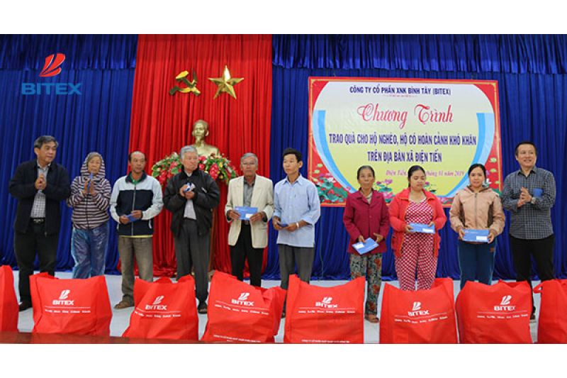 BITEX tiếp tục mang Tết ấm no cho người nghèo tại Quảng Nam