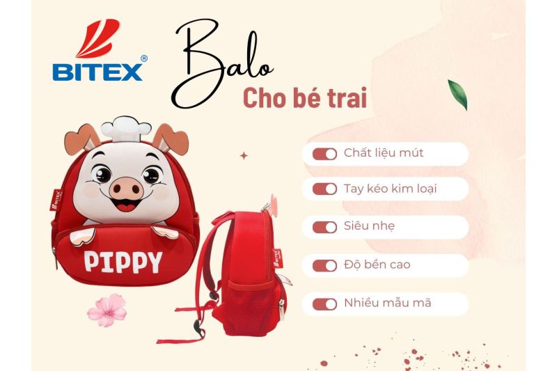 Balo cho bé trai: Phong cách và sự tiện lợi đồng hành cùng anh hùng nhỏ