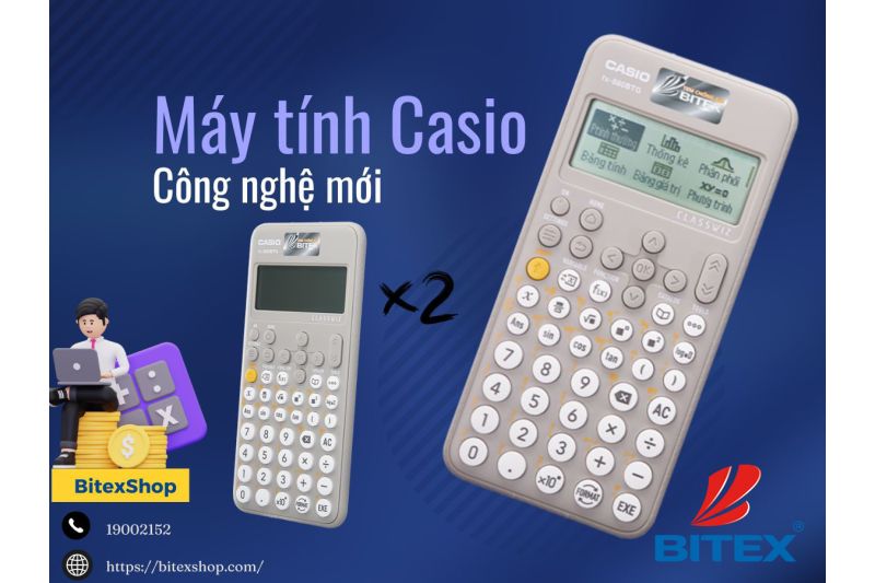 Máy tính bấm tay Casio với công nghệ mới nhất mang đến hiệu suất ưu việt