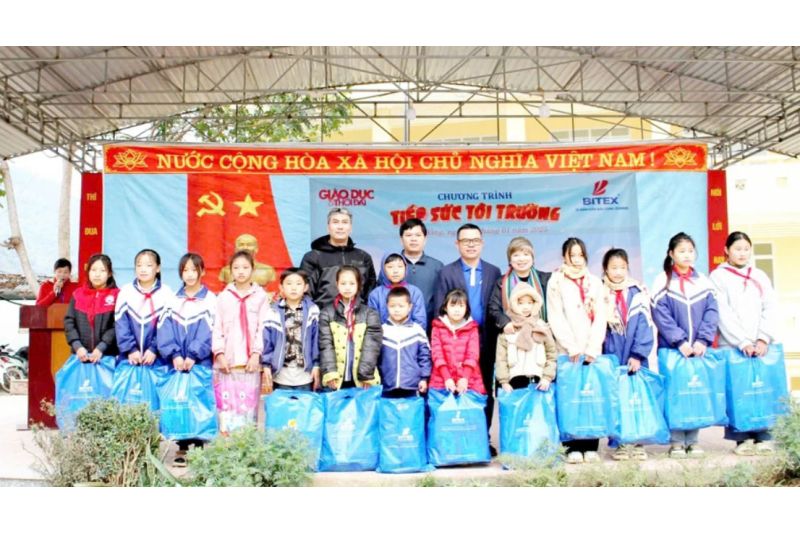 BITEX đồng hành cùng Báo Giáo dục và Thời đại trong chương trình “Tiếp sức tới trường” tại huyện Bảo Lâm, Cao Bằng