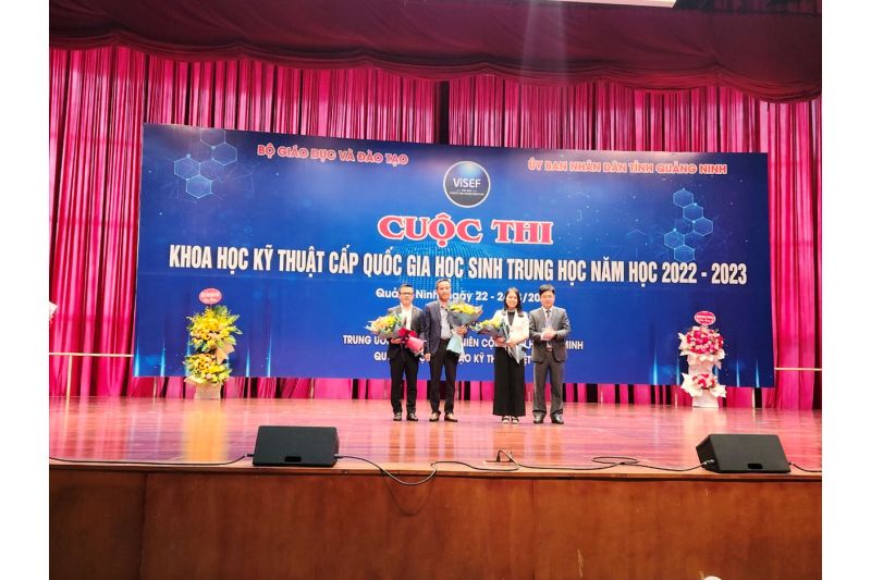 BITEX tài trợ cuộc thi khoa học, kỹ thuật cấp quốc gia học sinh trung học năm học 2022 - 2023
