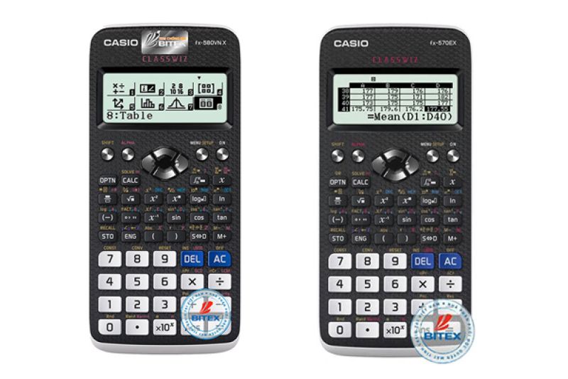 So sánh “cặp song sinh” Casio fx-580VN X và Casio fx-570EX