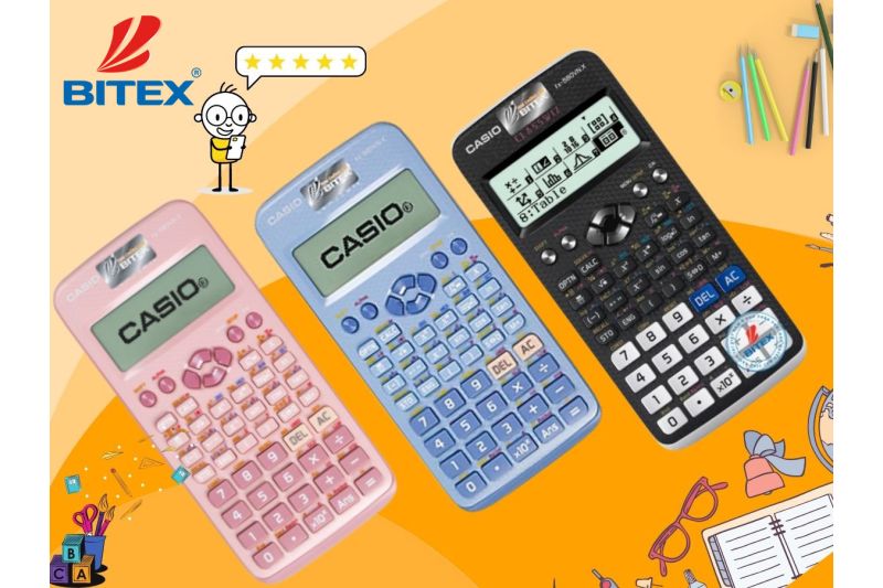 Phấn khích với “màu sắc siêu phẩm” của máy tính casio fx-580vn X