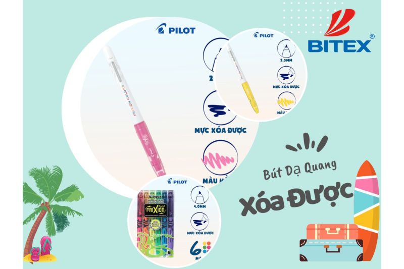 Khám phá bút dạ quang xóa được làm “Điên Đảo” trong thời gian qua