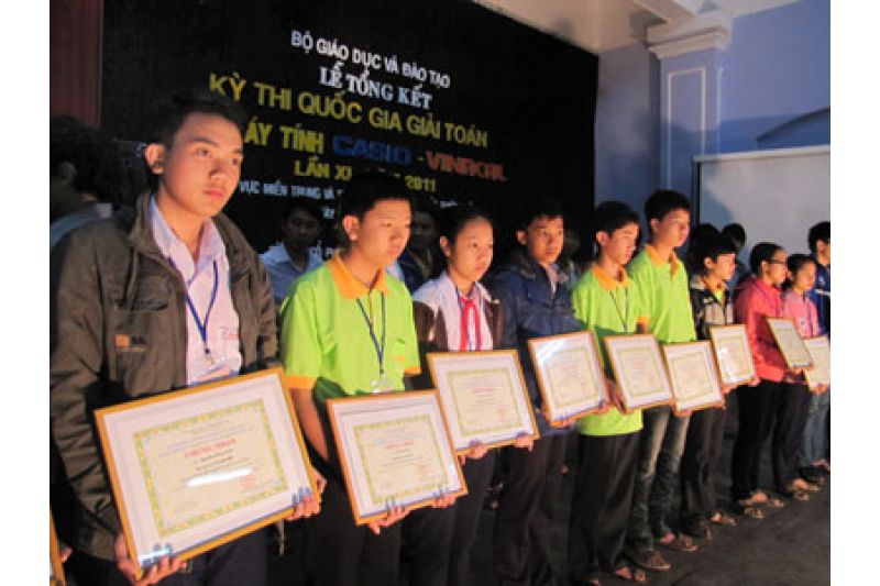 Cuộc thi giải toán trên máy tính cầm tay Casio cấp quốc gia năm 2012