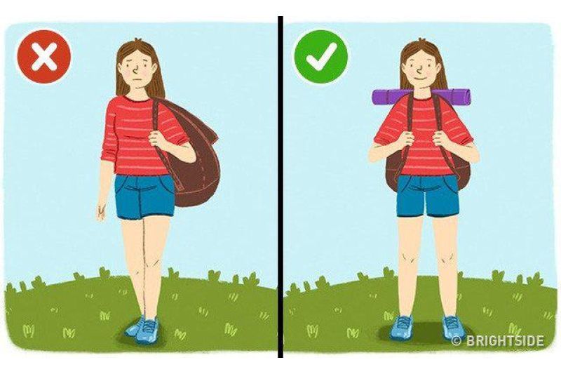 Những tác hại của việc dùng balo chống gù sai cách