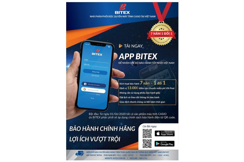 APP BITEX – Yên tâm chính hãng, Bảo hành tốt nhất, Lợi ích vượt trội