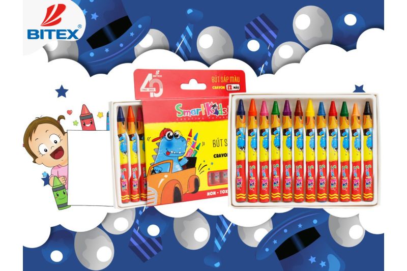 Cách lựa chọn bút sáp chất lượng, an toàn để bé thỏa sức sáng tạo