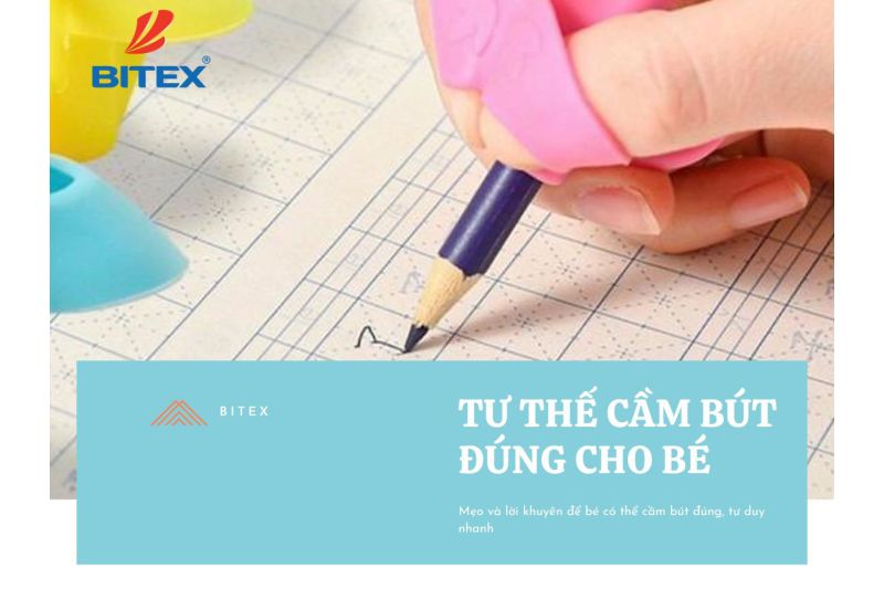 [Mách nhỏ]: Bí quyết dạy con tư thế cầm bút đúng