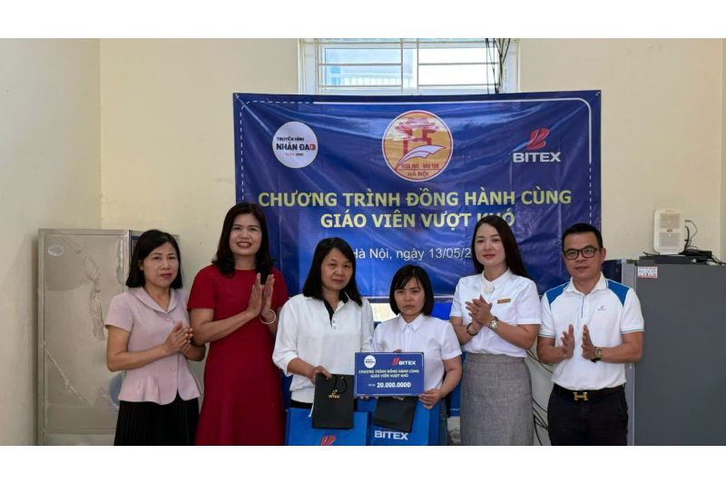BITEX TRIỂN KHAI ĐỒNG HÀNH CÙNG GIÁO VIÊN VƯỢT KHÓ TẠI HÀ NỘI