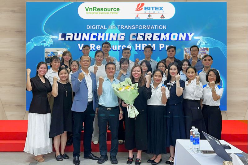 KHỞI ĐỘNG PHẦN MỀM HRM PRO – CỘT MỐC MỚI TRONG HÀNH TRÌNH CHUYỂN ĐỔI SỐ NHÂN SỰ TẠI BITEX GROUP