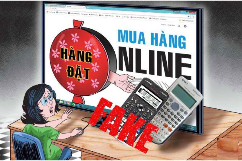 Cách phân biệt hàng giả hàng nhái máy tính Casio trên các trang bán hàng online