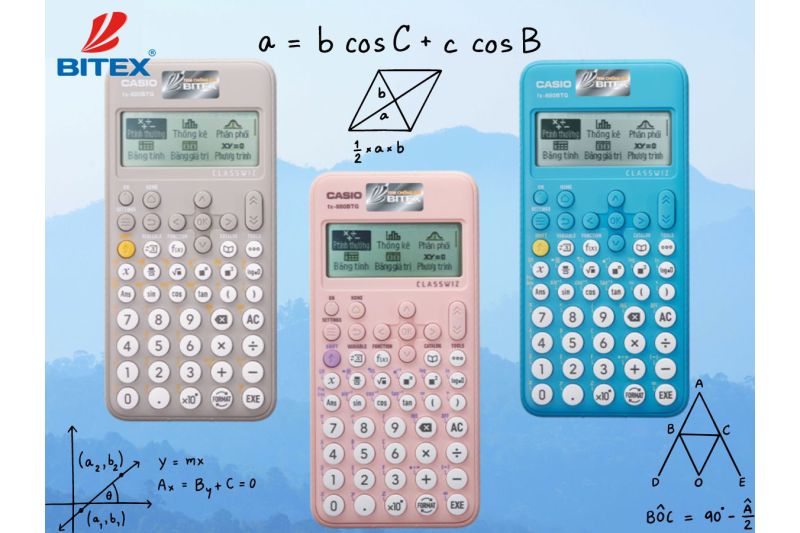 Những loại máy tính cầm tay Casio nào được mang vào phòng thi
