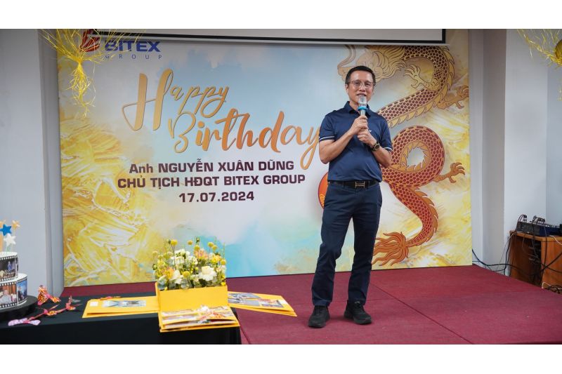CHÚC MỪNG SINH NHẬT ÔNG NGUYỄN XUÂN DŨNG - CHỦ TỊCH HỘI ĐỒNG QUẢN TRỊ TẬP ĐOÀN BITEX