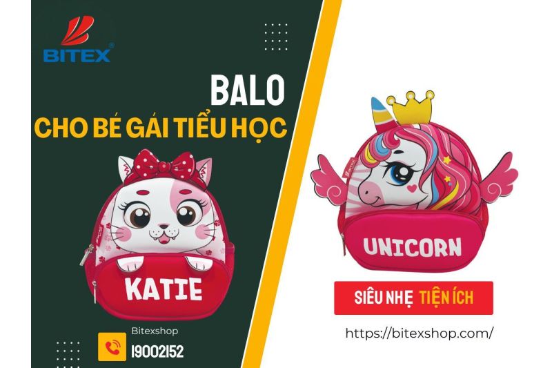 Những tính năng và sự tiện ích nên có trong balo cho bé gái tiểu học