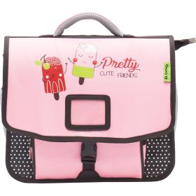 Cặp học sinh Pretty C-12-029 màu hồng nhạt