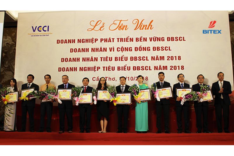 BITEX vinh dự nhận thưởng Doanh nghiệp Phát triển bền vững ĐBSCL