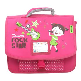 Cặp học sinh Rock Star C-12-025 màu hồng