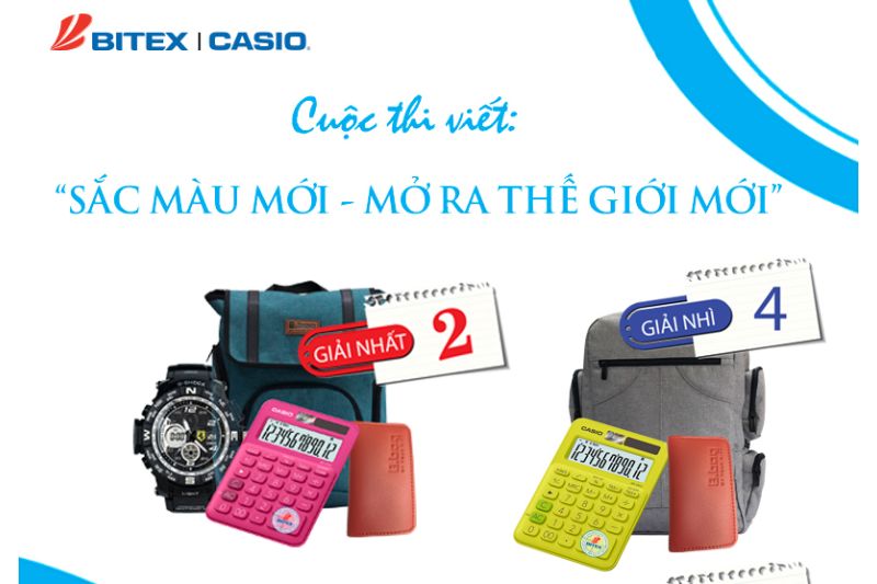 Casio sắc màu mới mở ra thế giới mới: cuộc thi viết gỡ bỏ áp lực với giải thưởng lên đến 50 triệu đồng