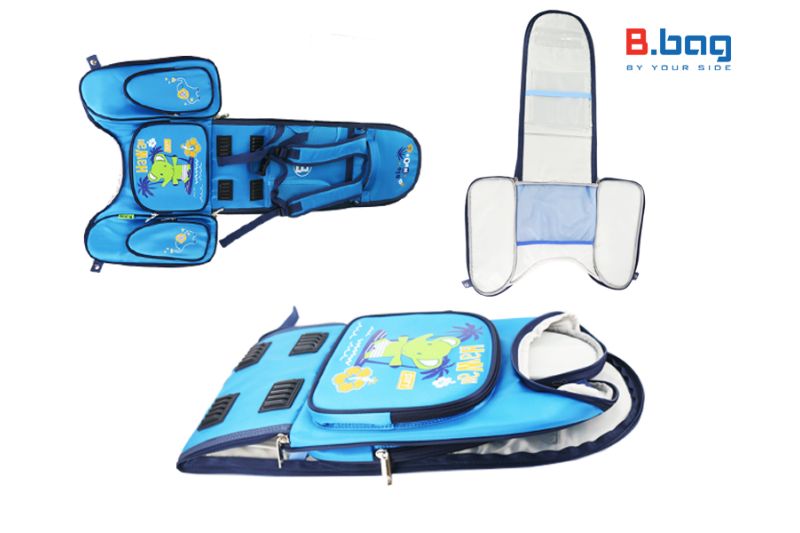 Quá tiện lợi: balo chống gù lưng siêu nhẹ, mở rộng 360 độ