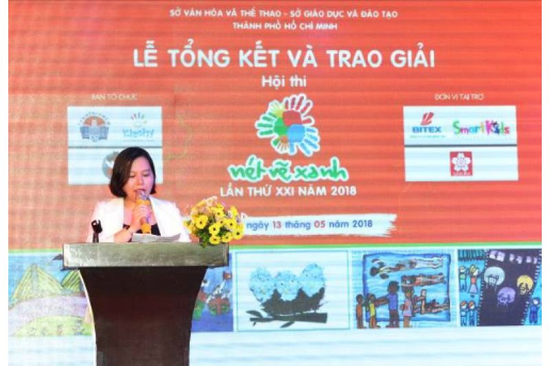 BITEX lần thứ 2 đưa ngành hàng Smartkids, B.bag tài trợ chính Nét vẽ xanh XXII