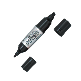 Bút lông dầu Twin Marker mực đen MFN-15FB-B-BG (10 cây/hộp)