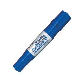 Bút lông dầu Twin Marker mực đỏ MFN-15FB-R-BG (10 cây/hộp)