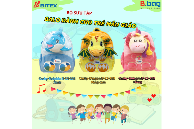 Những mẫu balo mẫu giáo B.bag đáng yêu dành cho bé