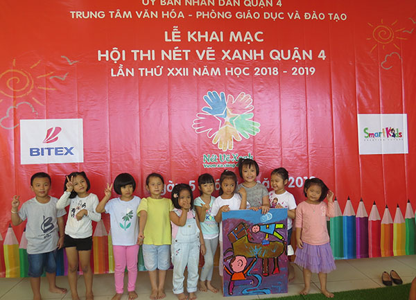 Văn phòng phẩm Smartkids đồng hành cùng Nét vẽ xanh XXII tại quận 4, quận 5
