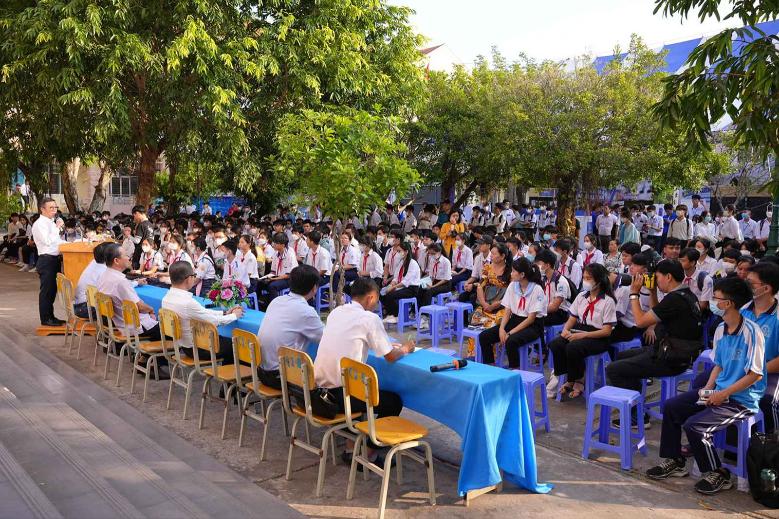 415 thí sinh tỉnh Long An hân hoan tham dự khai mạc cuộc thi 