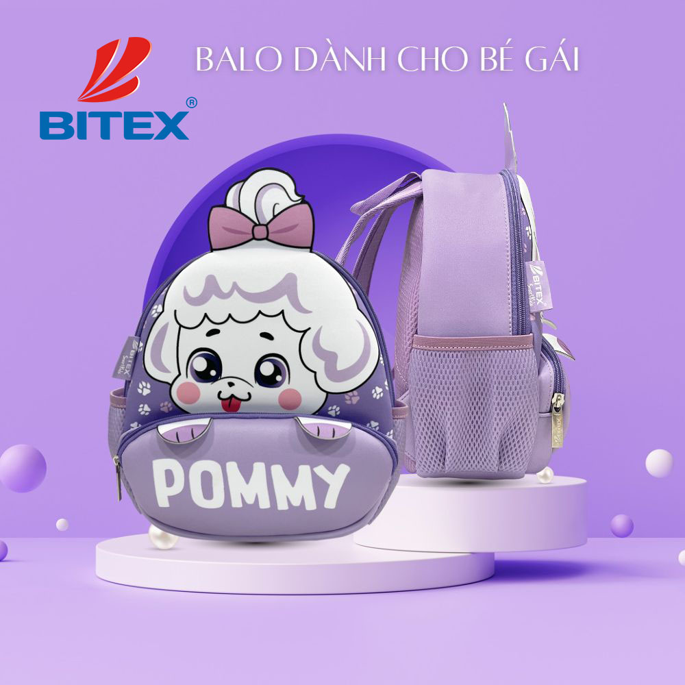 Balo Cute Pets-Pommy B-021 dành cho bé gái rất được ưa thích
