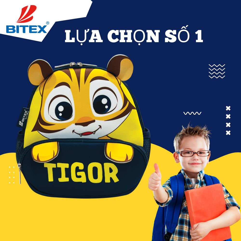 Cặp học thêm Cute Pets-Tigor B-042 lựa chọn số 1 của bé 