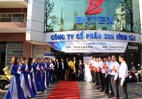 Lãnh đạo Tập đoàn Casio Nhật Bản tới thăm BITEX Group