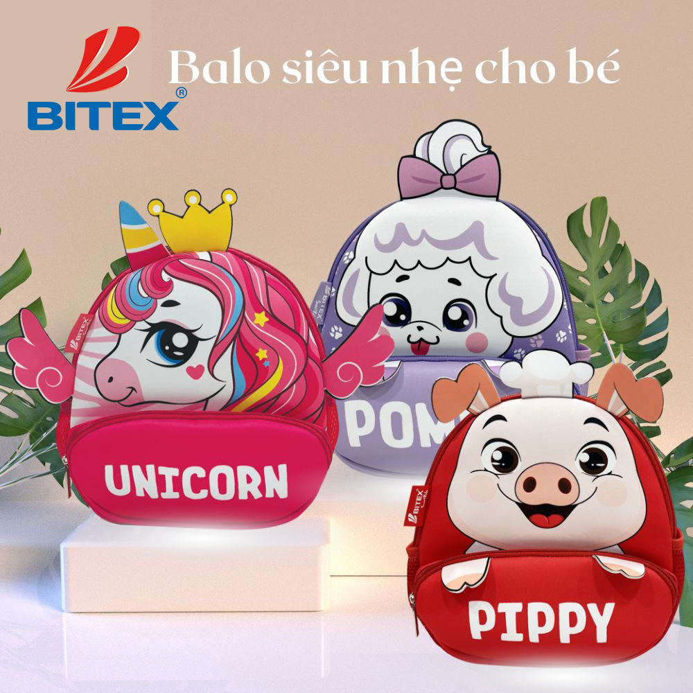 Balo siêu nhẹ cho bé có kích thước nhỏ gọn và dễ sử dụng