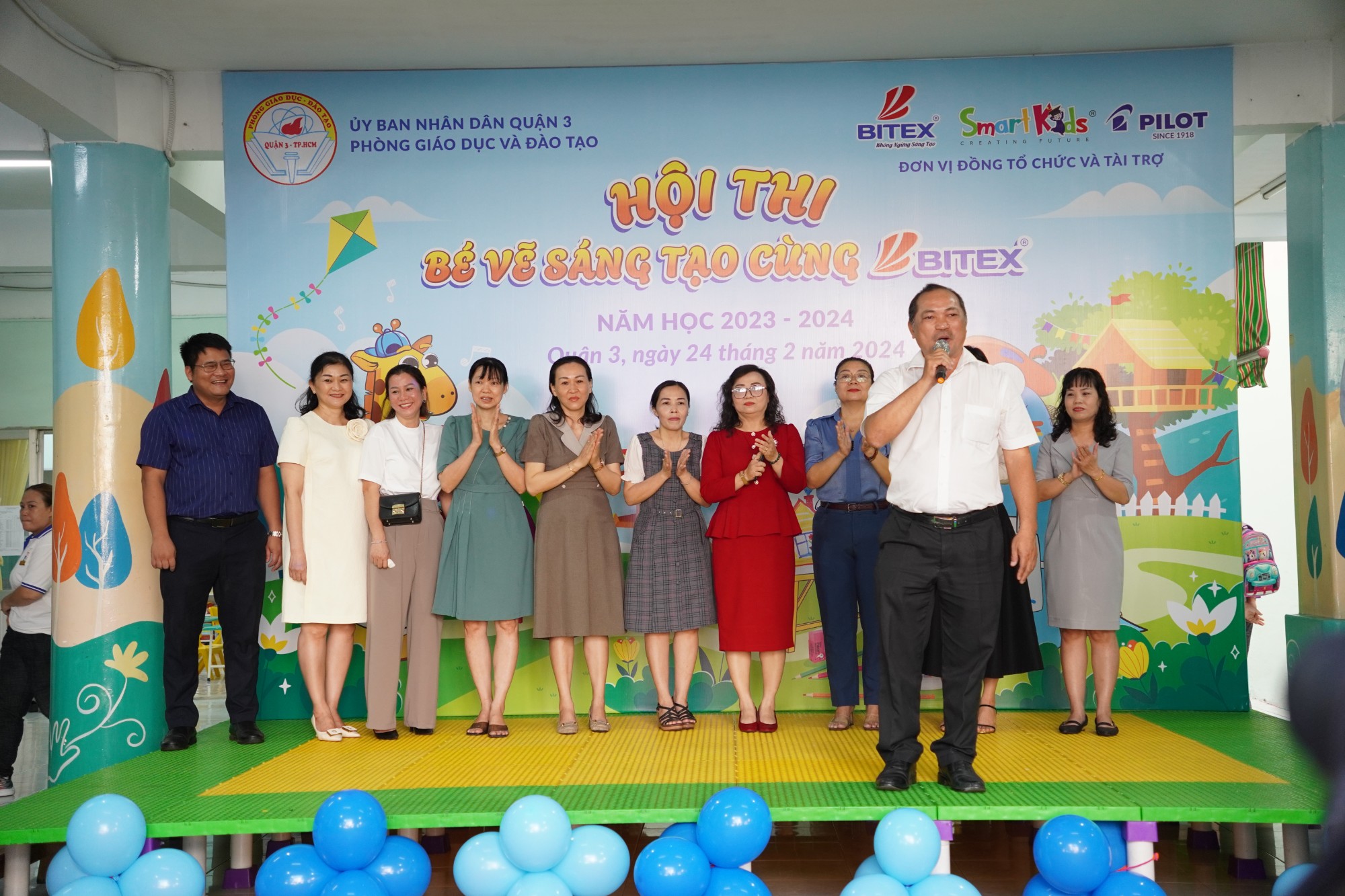 Văn nghệ khai mạc hội thi “Bé Vẽ Sáng Tạo cùng BITEX'