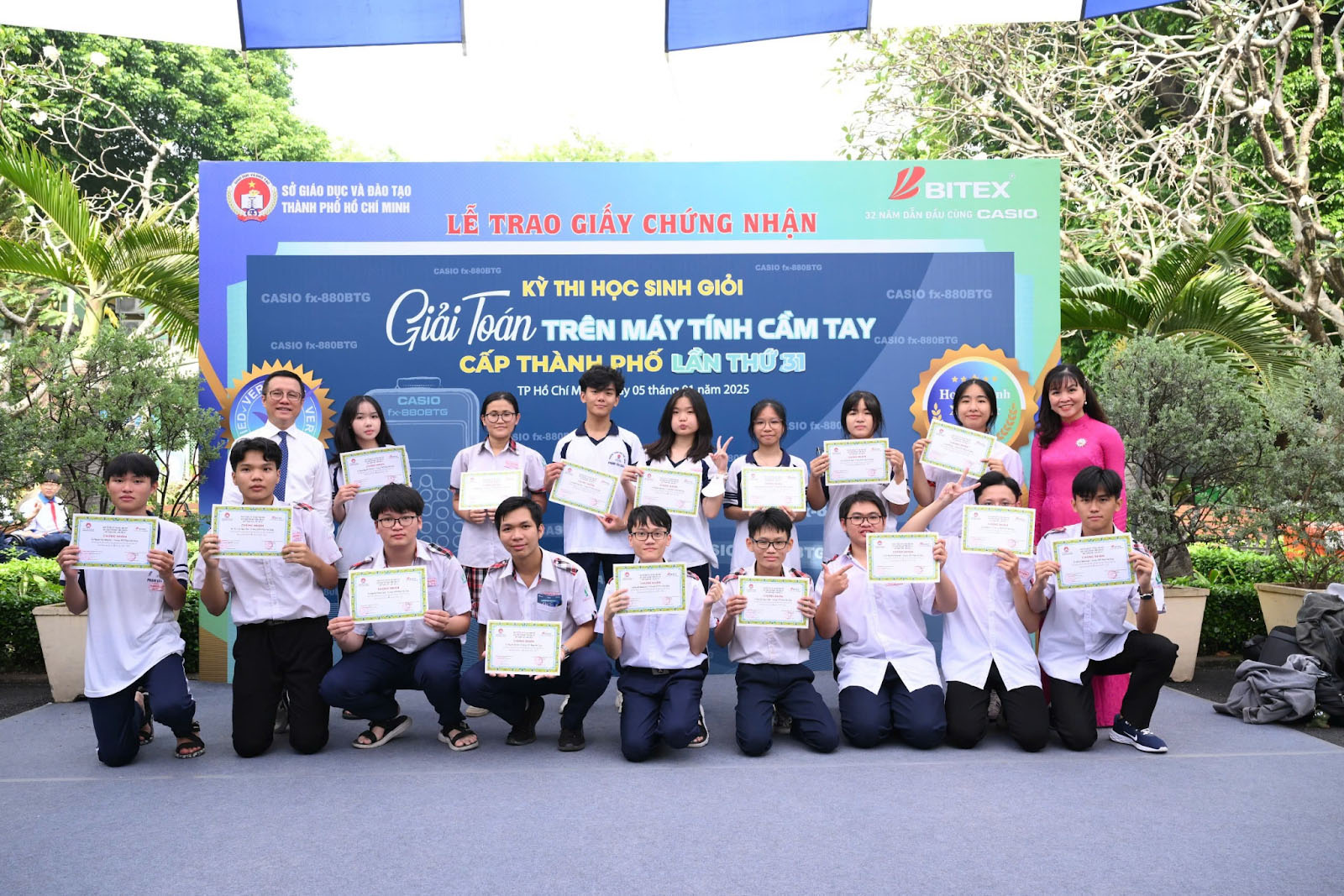 2200 THÍ SINH THAM GIA KỲ THI HỌC SINH GIỎI GIẢI TOÁN TRÊN MÁY TÍNH CẦM TAY CẤP THÀNH PHỐ HỒ CHÍ MINH, LẦN THỨ 31 NĂM HỌC 2024 - 2025