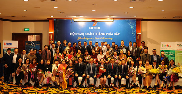 Sau thành công HNKH ở miền Nam, BITEX tiếp tục tổ chức HNKH ở miền Bắc với sự tham gia của hơn 100 nhà phân phối, đại lý, đối tác vào ngày 8-3