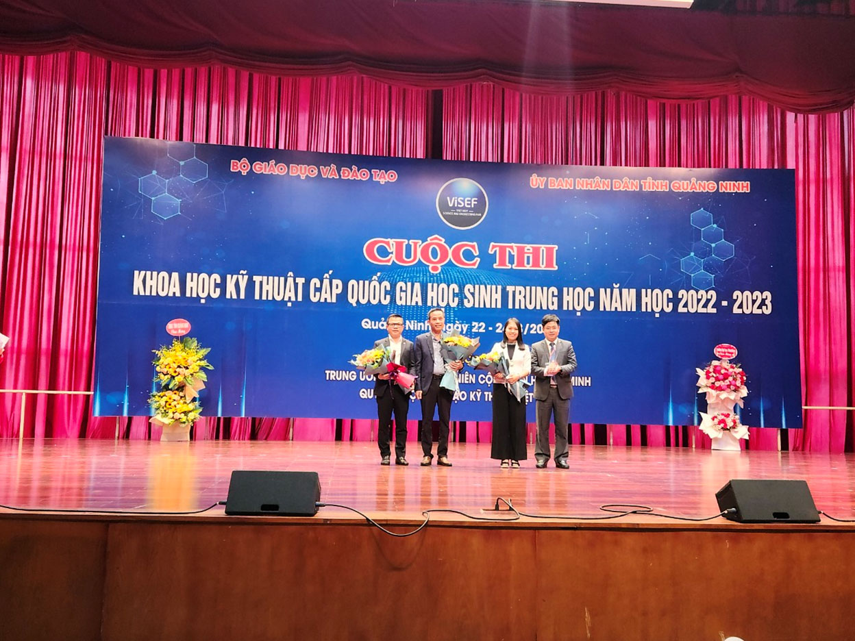 BITEX tài trợ cuộc thi khoa học, kỹ thuật cấp quốc gia học sinh trung học năm học 2022 - 2023
