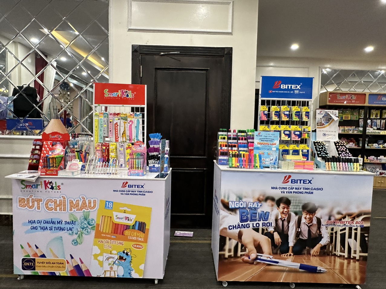 Sản phẩm từ thương hiệu SmartKids đạt chất lượng Châu  u, an toàn cho trẻ nhỏ rất được ưa chuộng tại các Hội nghị khách hàng