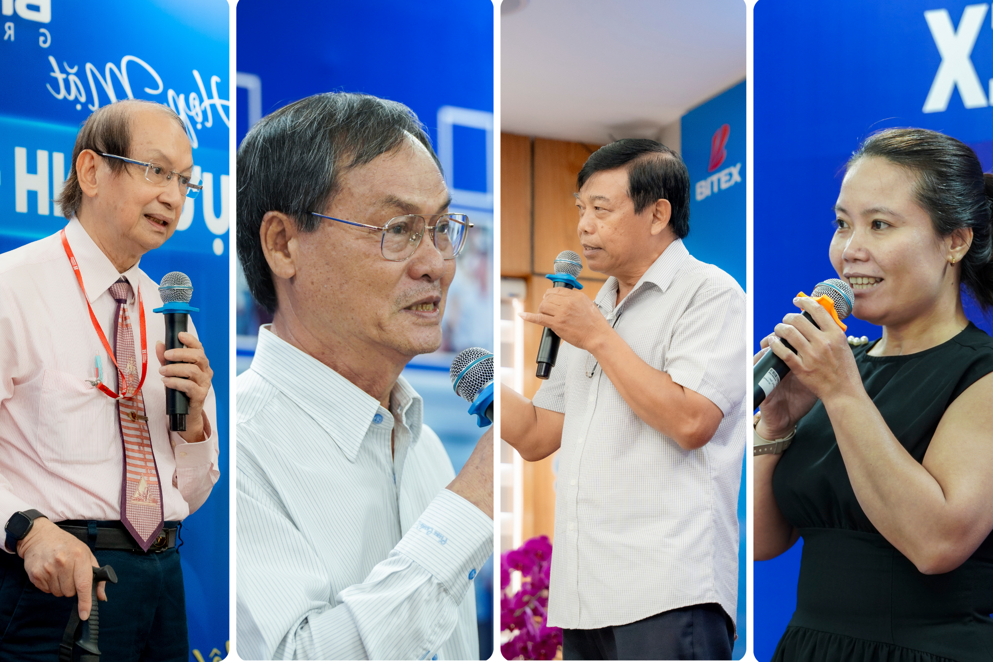 Phần chia sẻ trong chương trình từ các thế hệ đã để lại nhiều dấu ấn đặc biệt cho người tham dự sự kiện “Họp mặt Cựu Lãnh đạo BITEX” lần 02