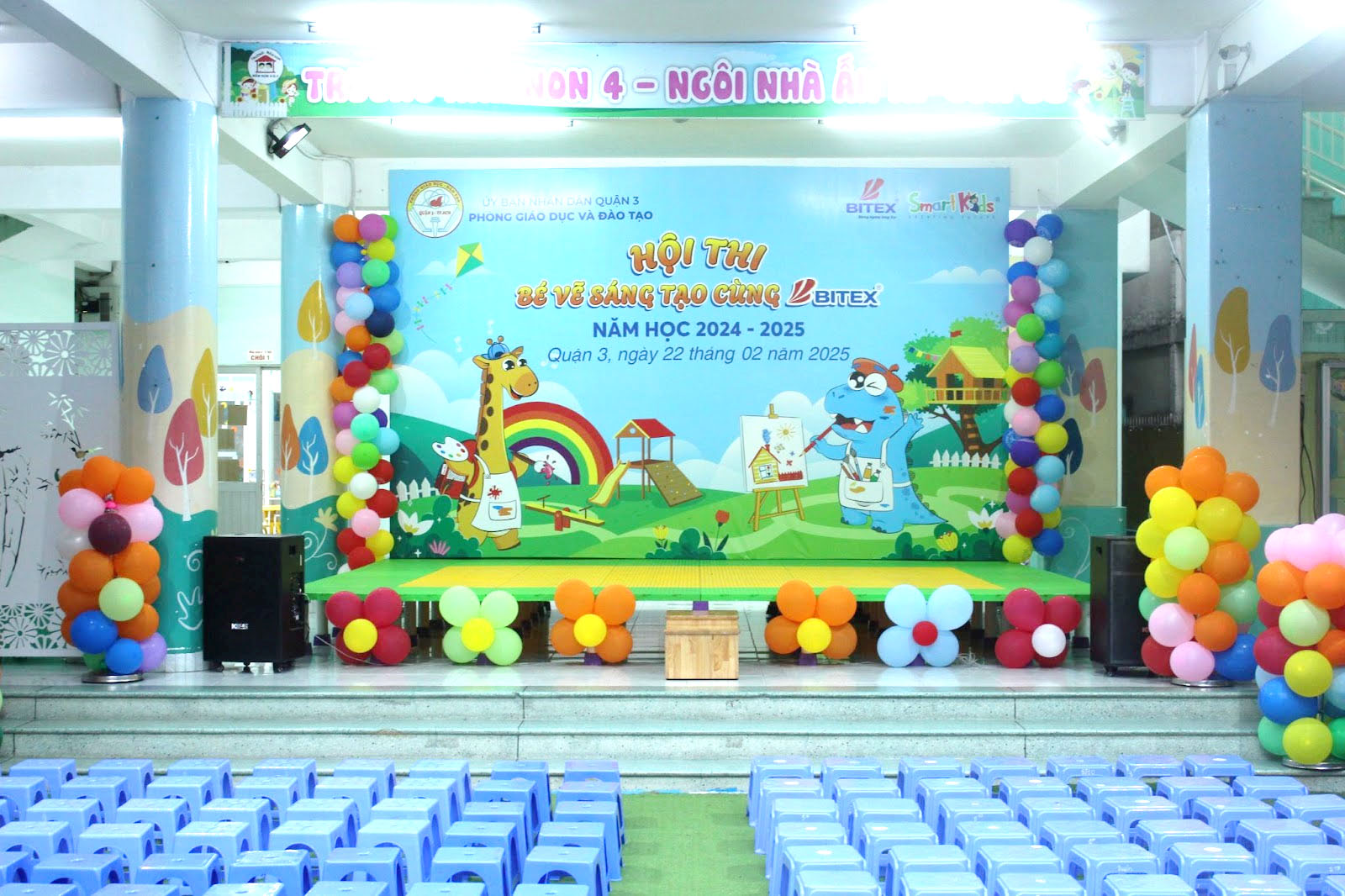 HỘI THI “BÉ VẼ SÁNG TẠO CÙNG BITEX” – SẮC MÀU RỰC RỠ TẠI VÒNG THI CẤP QUẬN 3