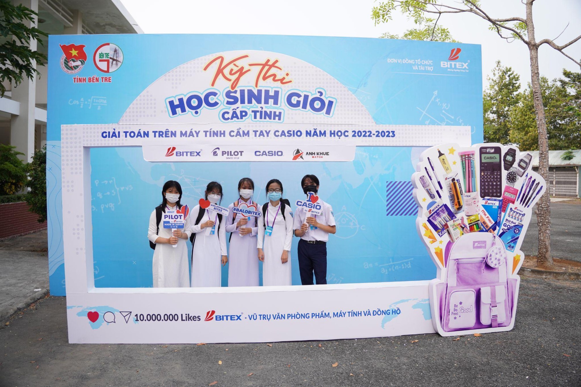 Bitex đồng hành cùng học sinh Bến Tre giải toán trên máy tính Casio