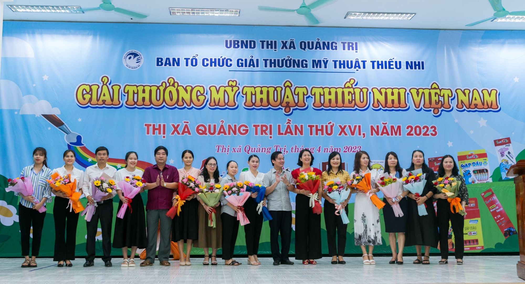 Bitex đã tài trợ cuộc thi vẽ cho học sinh tại thị xã Quảng trị