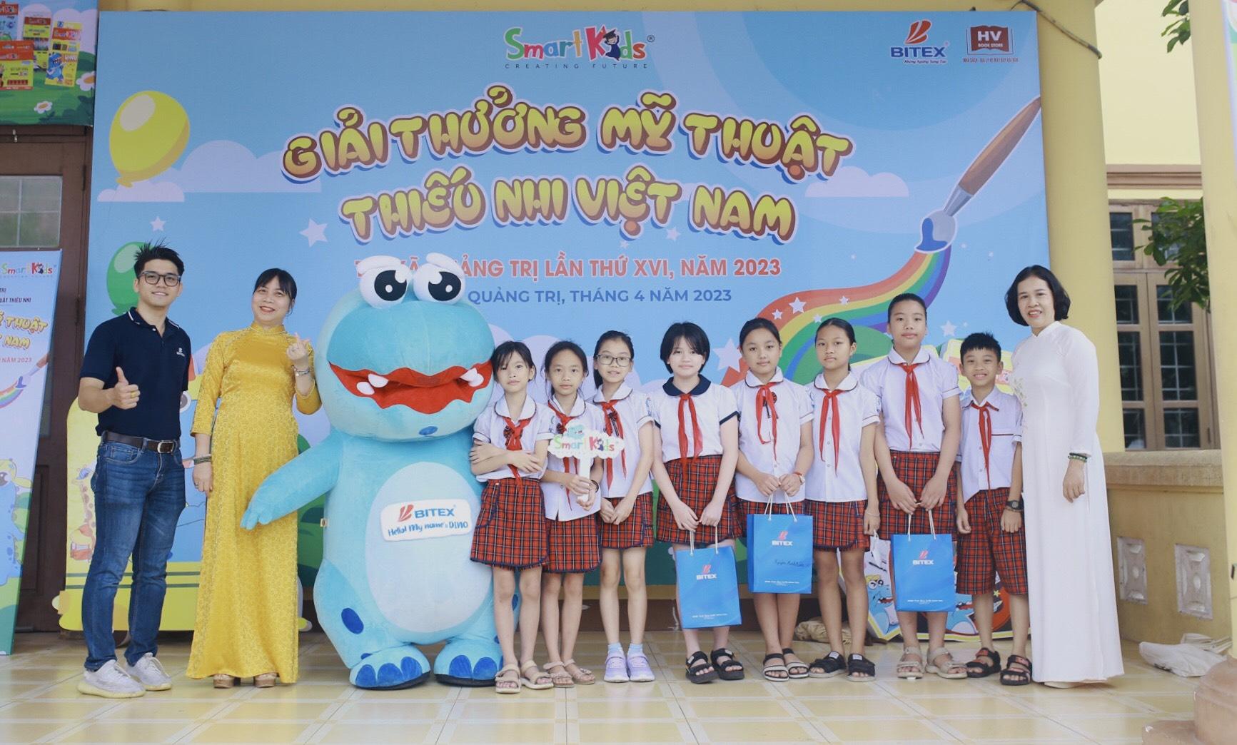 BITEX tài trợ cuộc thi vẽ - Giải Thưởng Mỹ Thuật Thiếu Nhi Việt Nam thị xã Quảng Trị lần thứ XVI