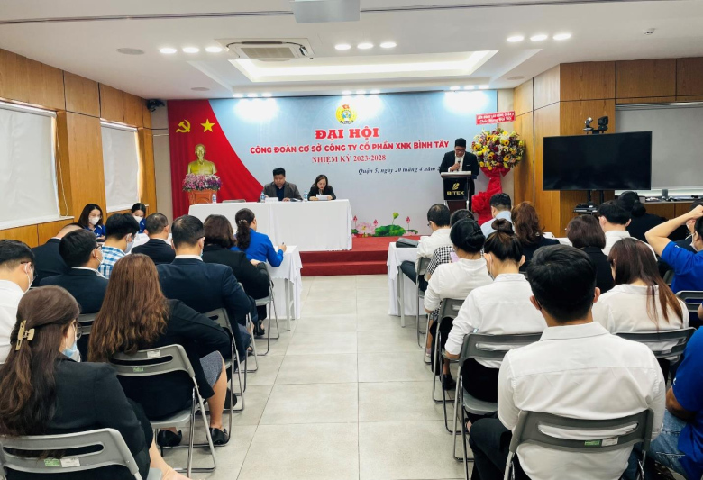 BITEX tổ chức thành công Đại hội Công Đoàn cơ sở nhiệm kỳ 2023 – 2028