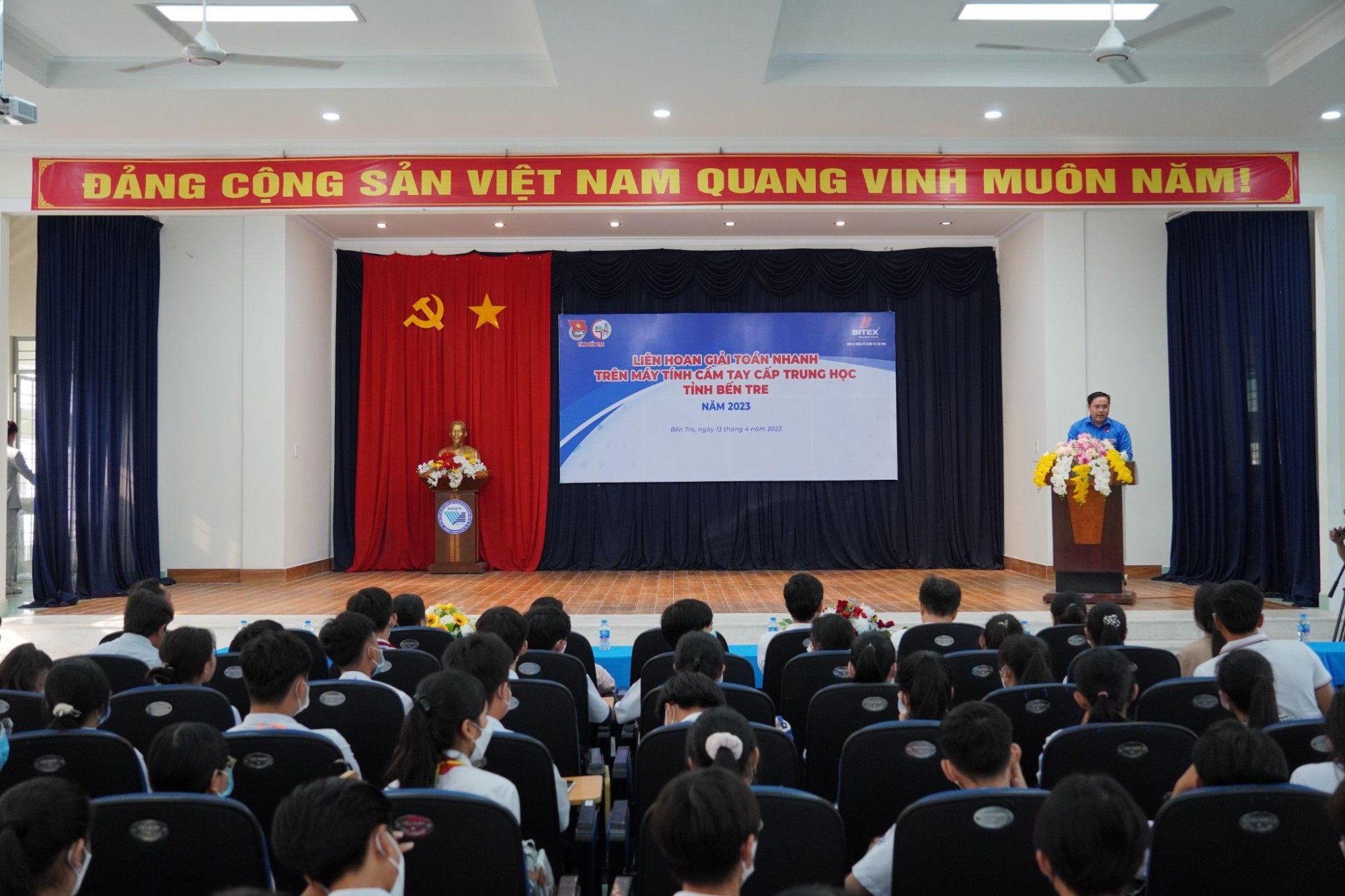 BITEX đồng hành cùng 400 học sinh trong Liên hoan Giải Toán Nhanh Trên Máy Tính Cầm Tay cấp trung học tỉnh Bến Tre năm 2023