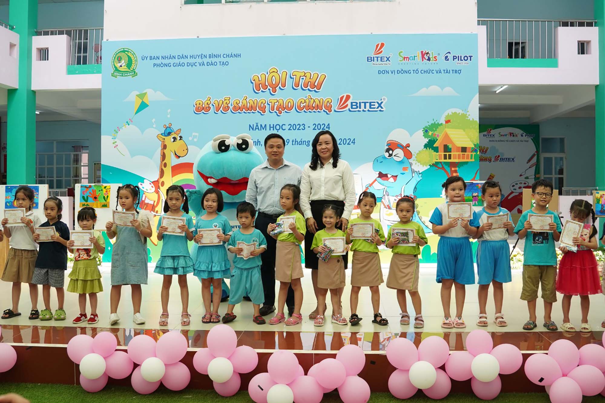 Hội thi “Bé Vẽ Sáng Tạo Cùng BITEX” Huyện Bình Chánh diễn ra thành công với hơn 170 thí sinh tham dự