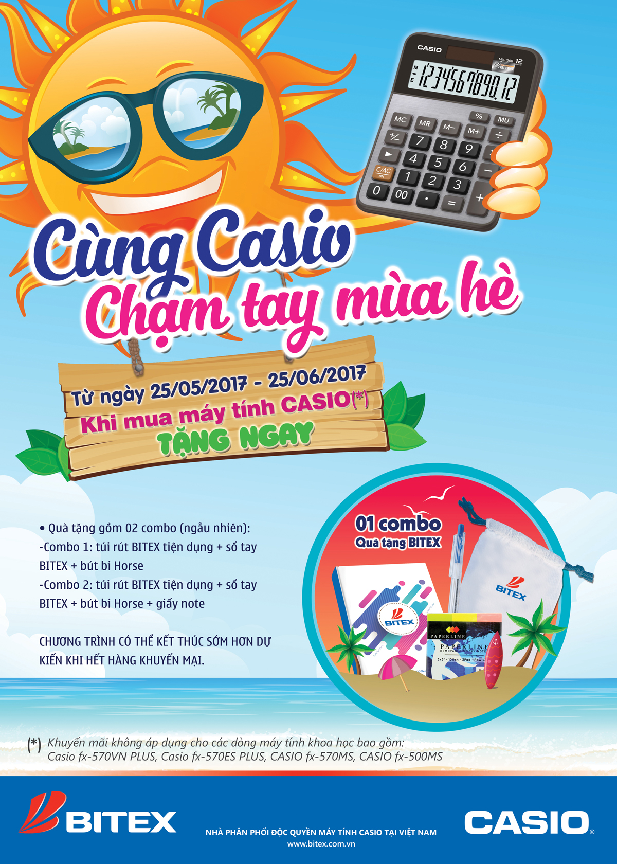 khuyến mãi máy tính CASIO
