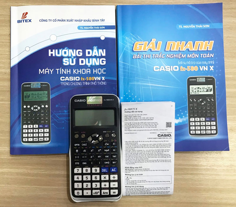 Trọn bộ tài liệu hướng dẫn cách sử dụng Máy tính Casio fx-580VN X