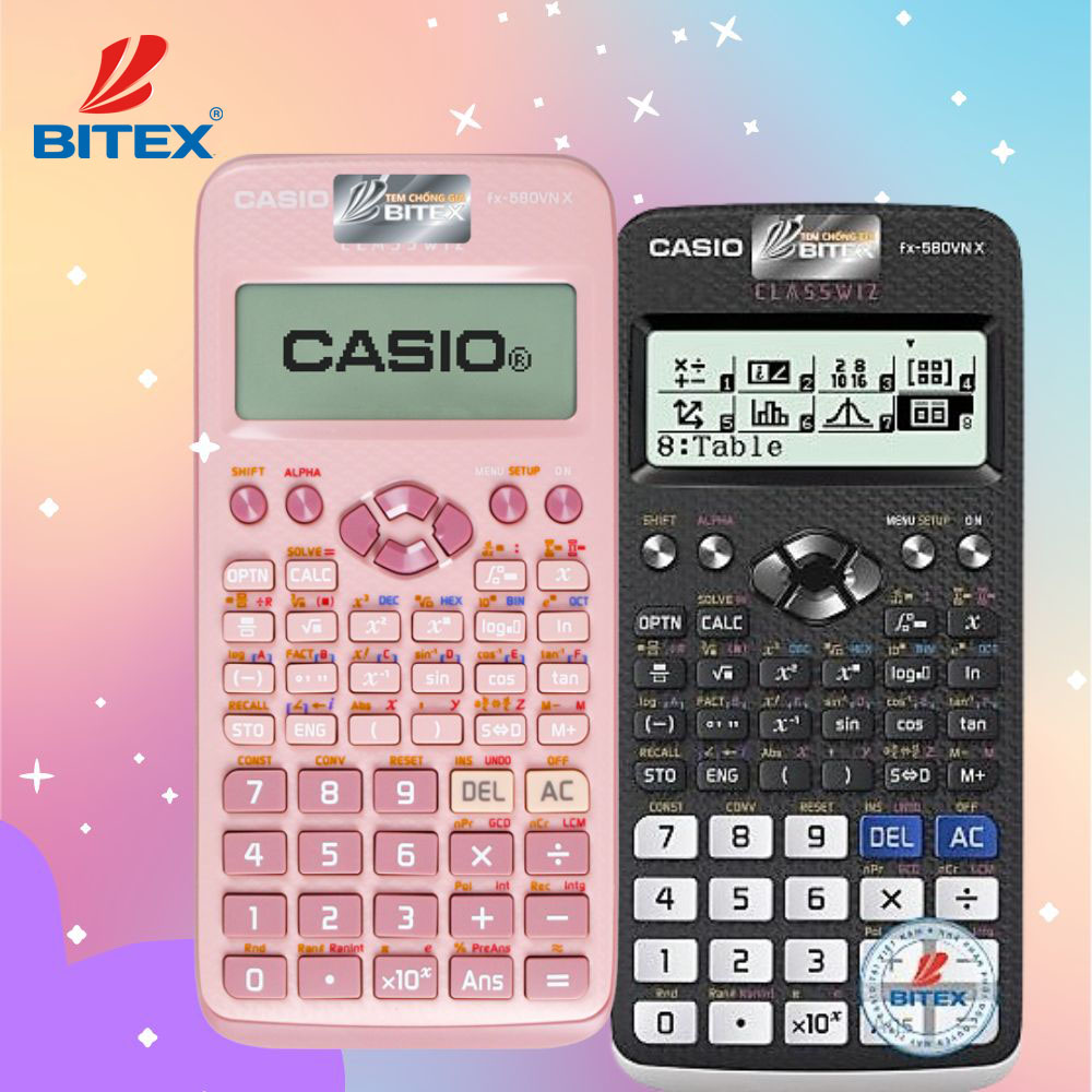 Máy tính Casio Fx-580vn X sử dụng ngôn ngữ Anh Việt dễ hiểu